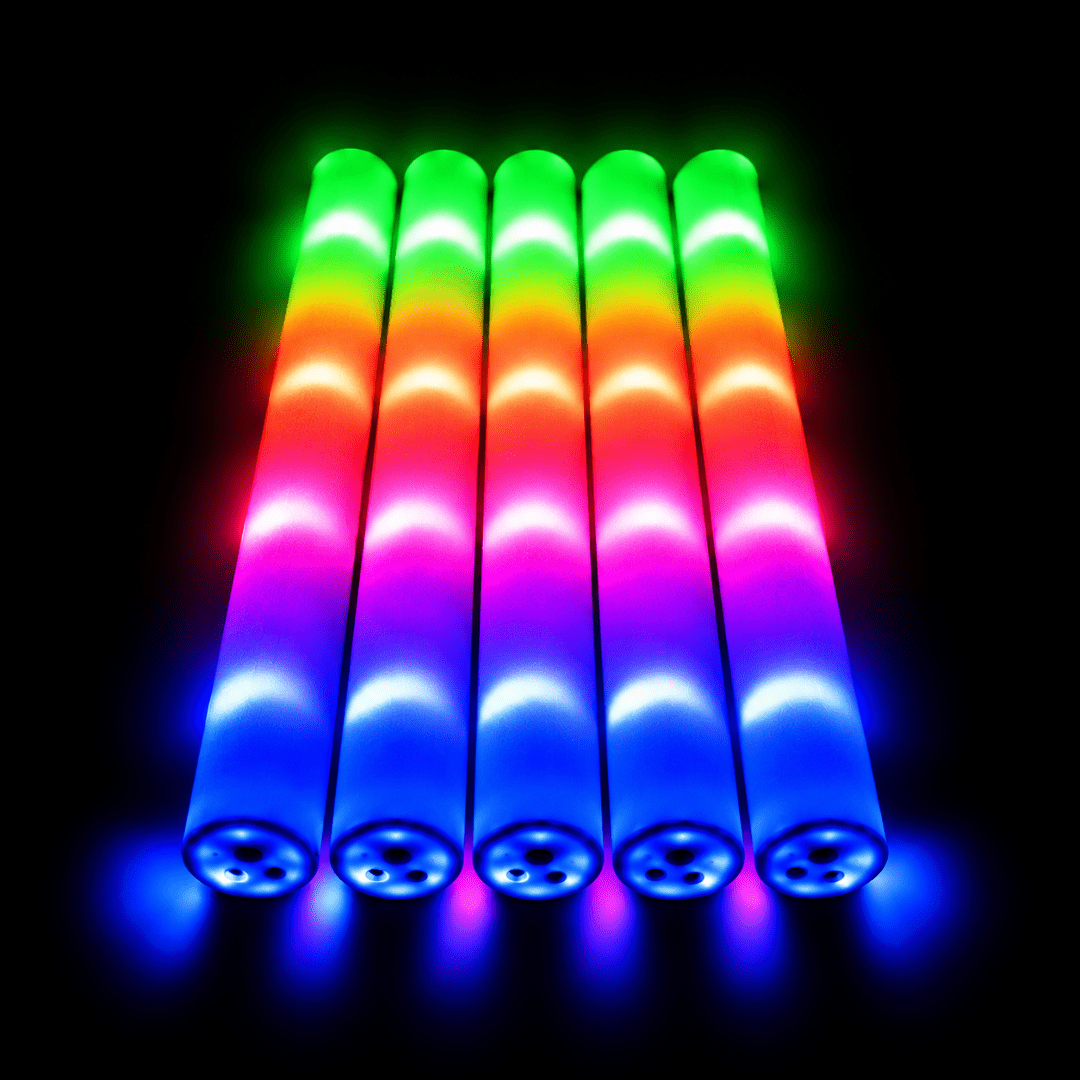 LED Foam Stick, Leuchtstab Bunt - TwentyFourParty