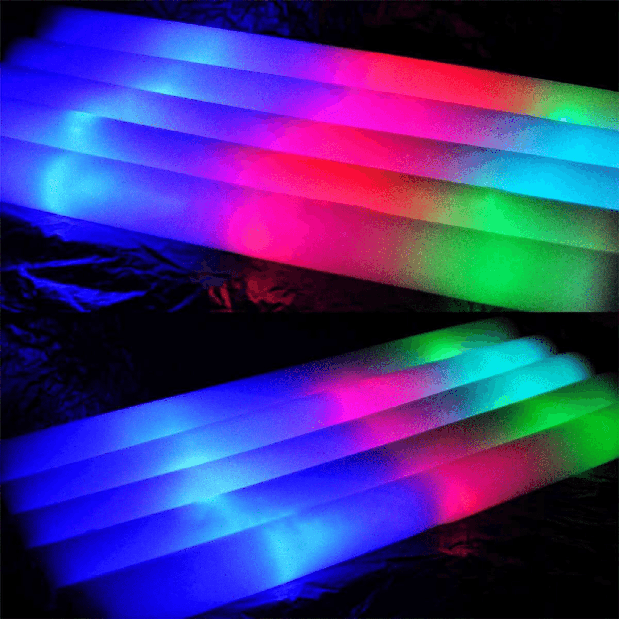 LED Foam Stick, Leuchtstab Bunt - TwentyFourParty