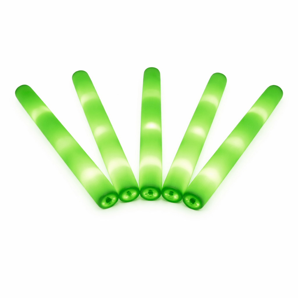 LED Foam Stick, Leuchtstab Grün - TwentyFourParty