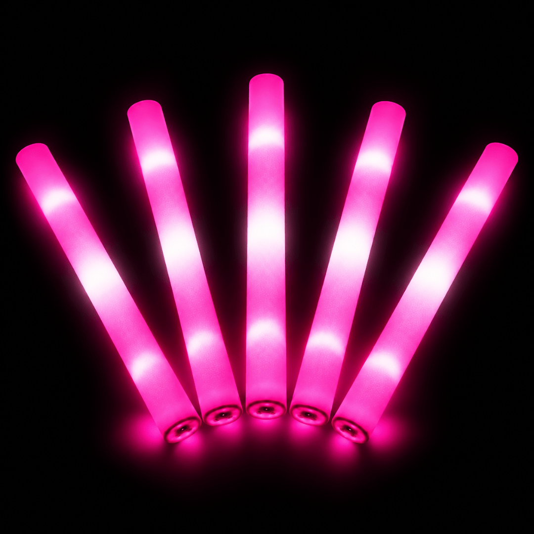 LED Foam Stick, Leuchtstab Pink - TwentyFourParty