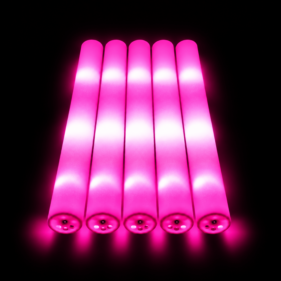 LED Foam Stick, Leuchtstab Pink - TwentyFourParty