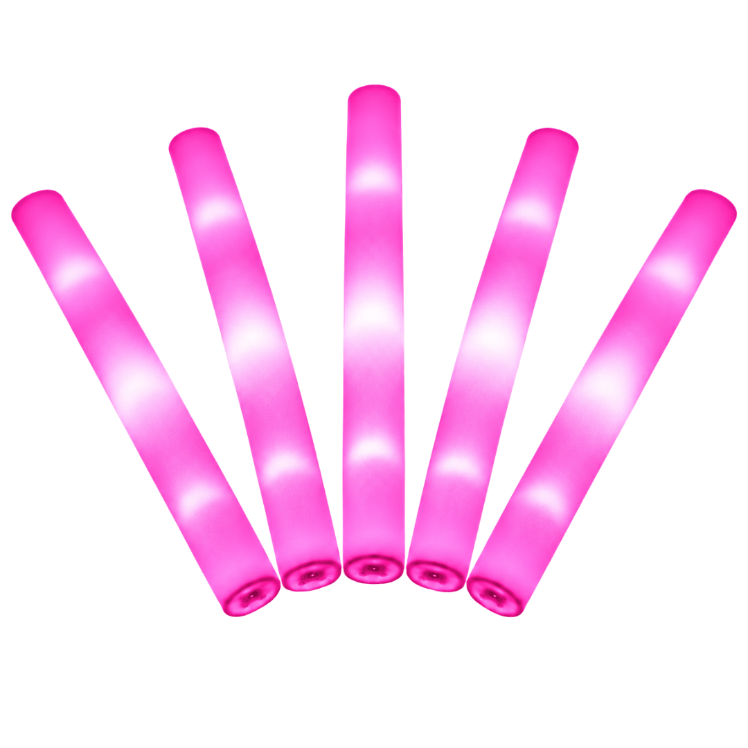 LED Foam Stick, Leuchtstab Pink - TwentyFourParty