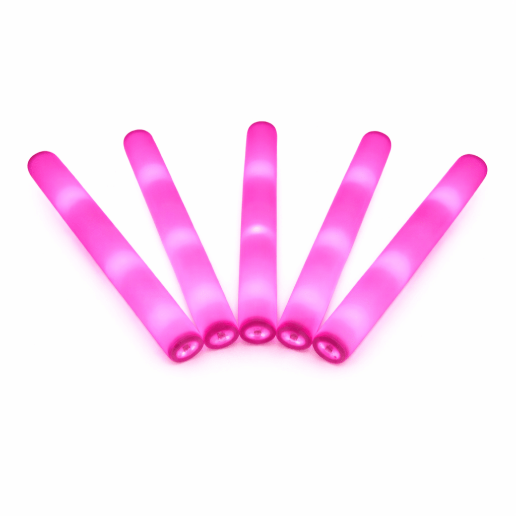 LED Foam Stick, Leuchtstab Pink - TwentyFourParty