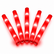 LED Foam Stick, Leuchtstab Rot - TwentyFourParty