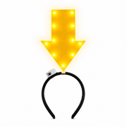 LED Haarreif Gelber Pfeil - TwentyFourParty