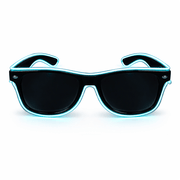 LED - Neonbrille Hellblau - TwentyFourParty