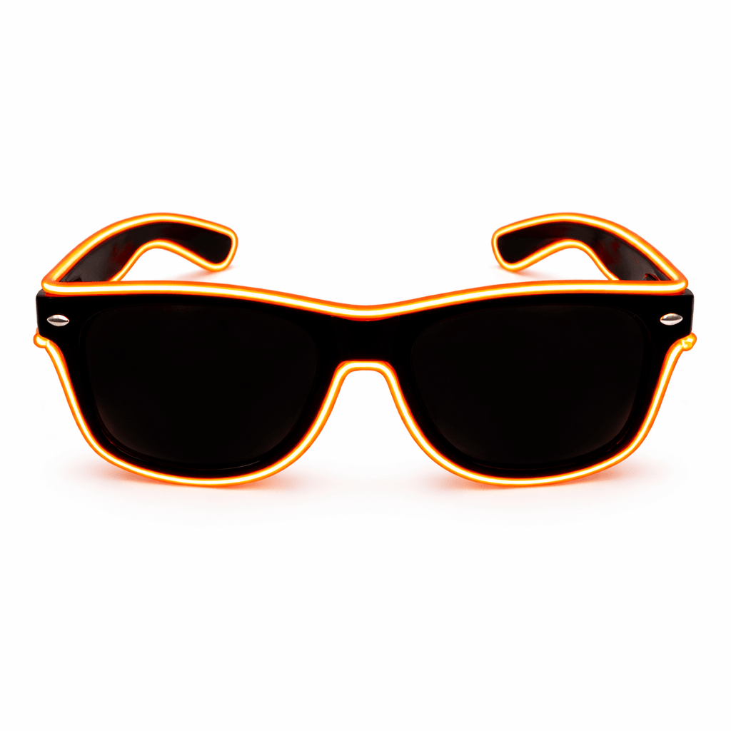 LED - Neonbrille Orange - TwentyFourParty