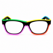 LED-Neonbrille Rainbow - TwentyFourParty
