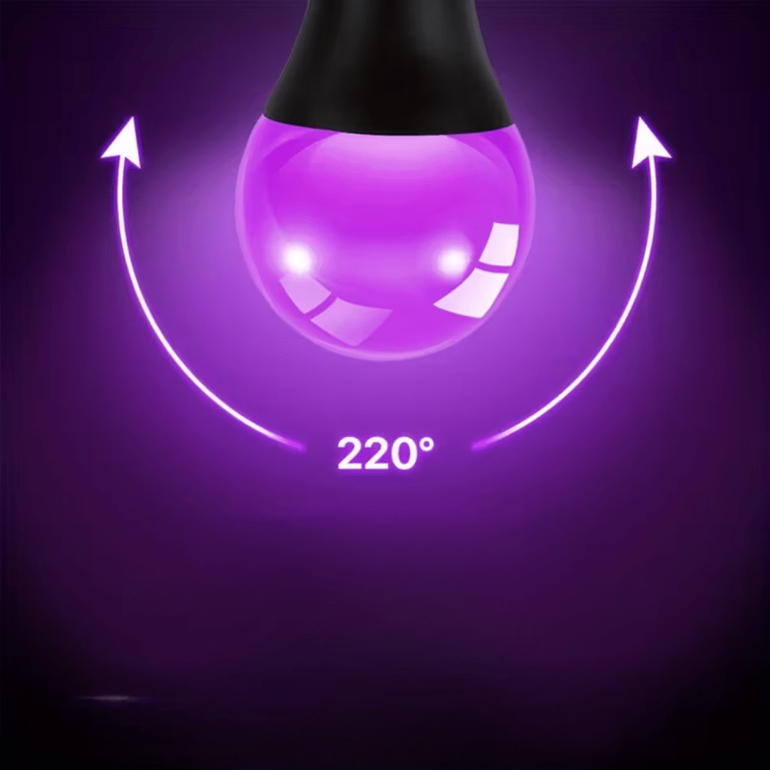 LED Schwarzlichtbirne - TwentyFourParty