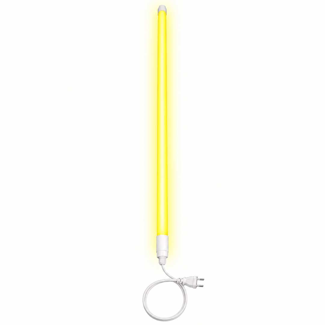 LED Tube Gelb 120 cm Retro Party Lichtstab - TwentyFourParty