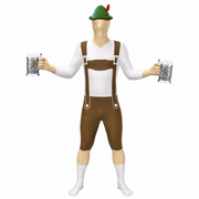 Lederhose Morphsuit Herren – Oktoberfest Kostüm - TwentyFourParty