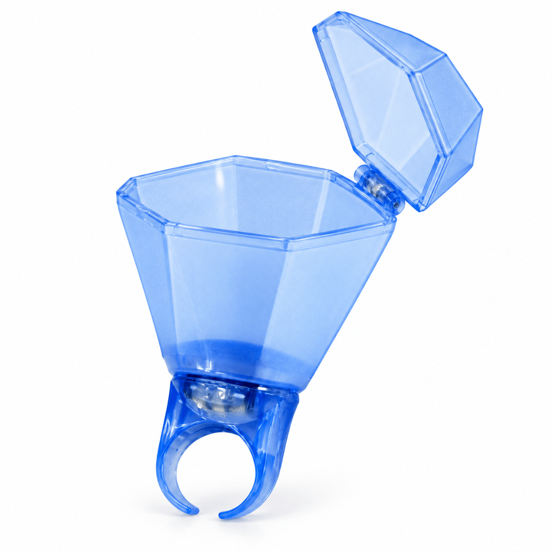 Leuchtring-Trinkglas Blau - TwentyFourParty