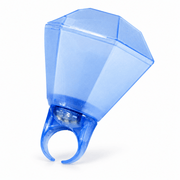 Leuchtring-Trinkglas Blau - TwentyFourParty