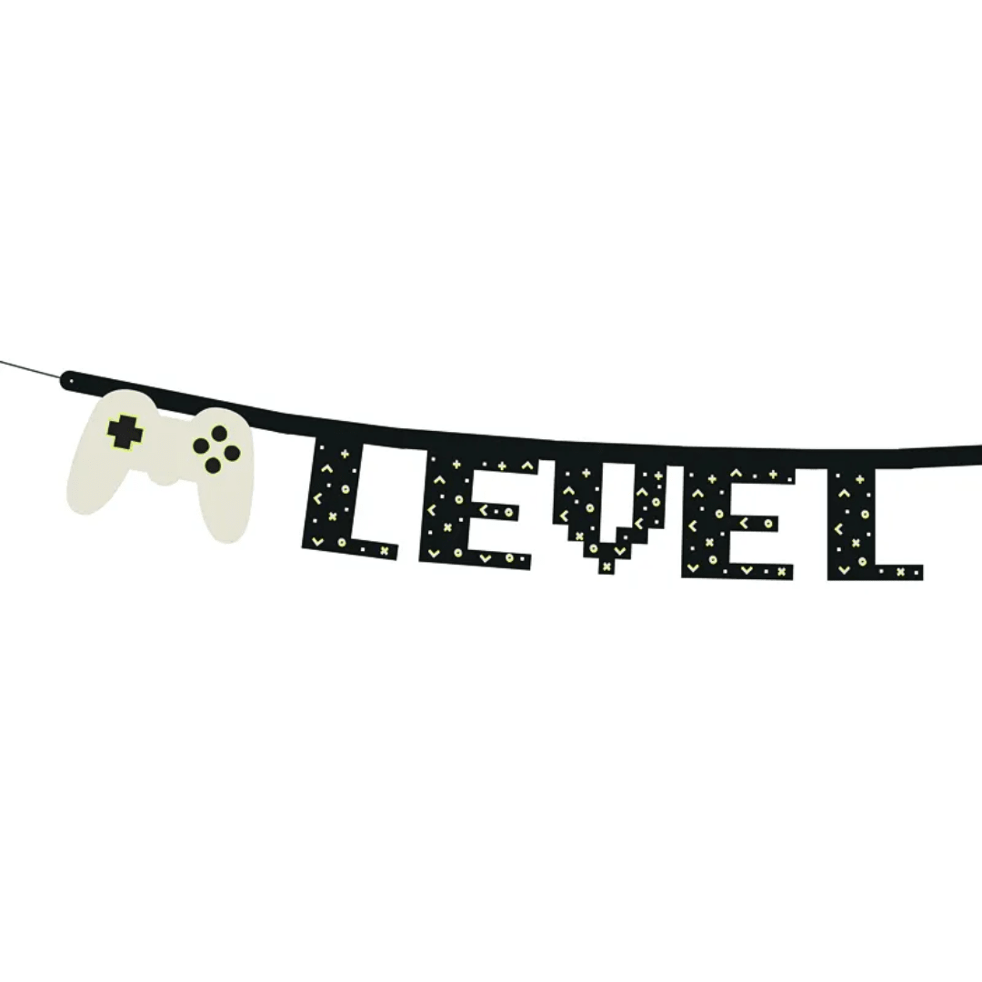 Level Up Geburtstag Girlande - TwentyFourParty