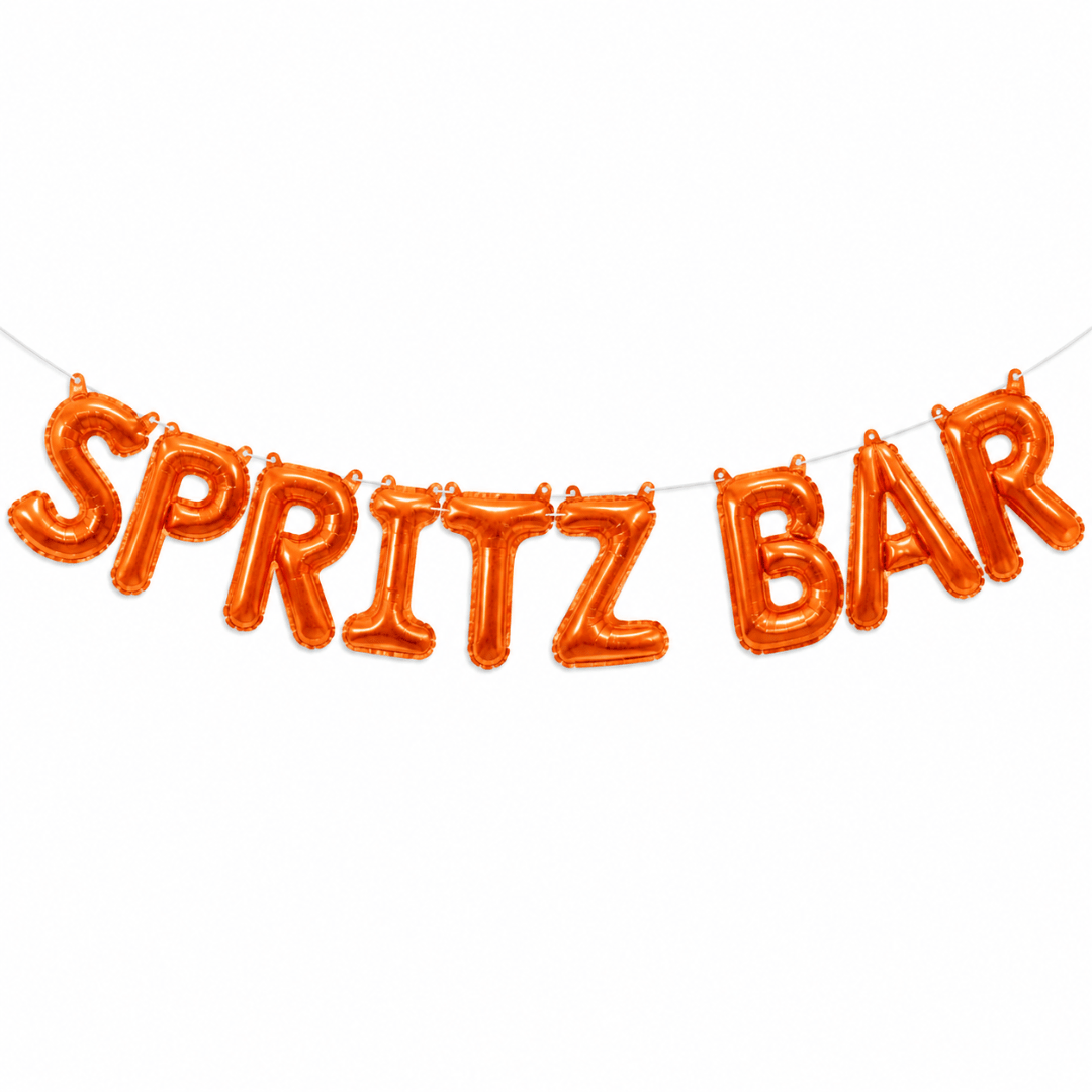 Luftballon Girlande Spritz Bar Orange - TwentyFourParty
