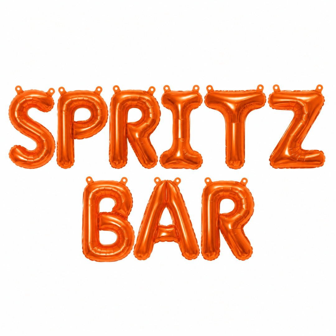 Luftballon Girlande Spritz Bar Orange - TwentyFourParty