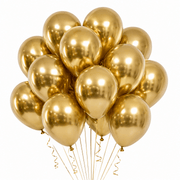 Luftballons Metallic 50 Stück Gold - TwentyFourParty