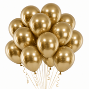 Luftballons Metallic 50 Stück Gold - TwentyFourParty