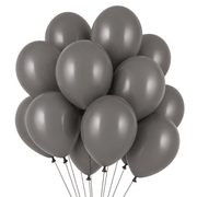 Luftballons Pastell Grau Extra Stark 50 Stück - TwentyFourParty