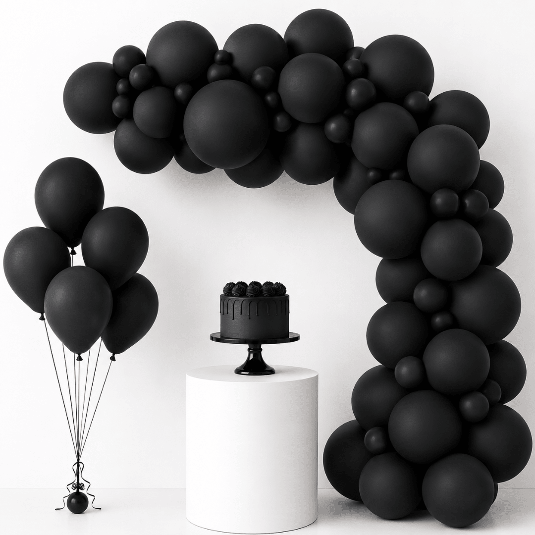 Luftballons Schwarz 100 Stück - TwentyFourParty