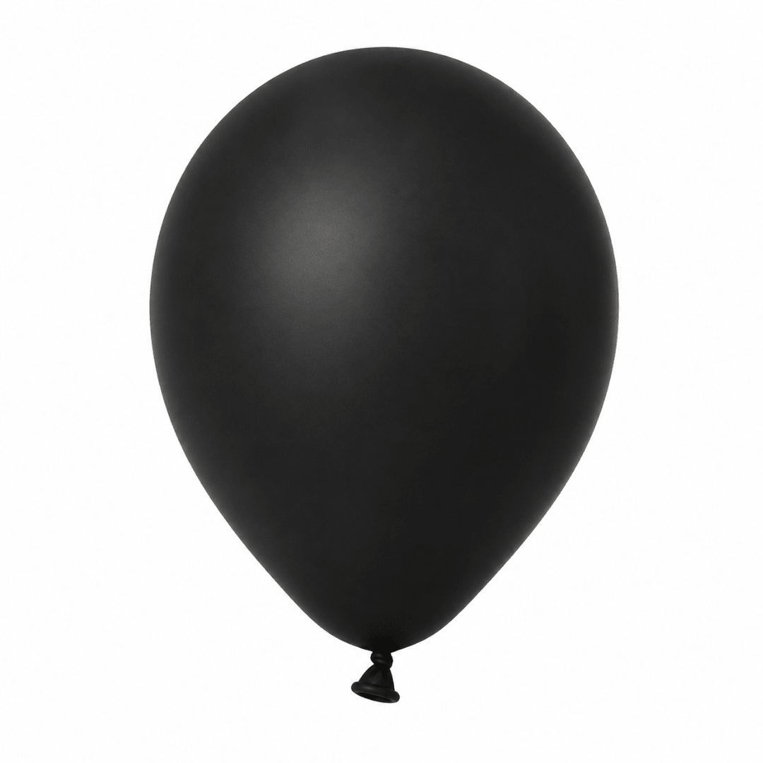 Luftballons Schwarz 100 Stück - TwentyFourParty