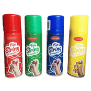 Luftschlangen - Spray, 4er Set, 70 ml Dose - TwentyFourParty