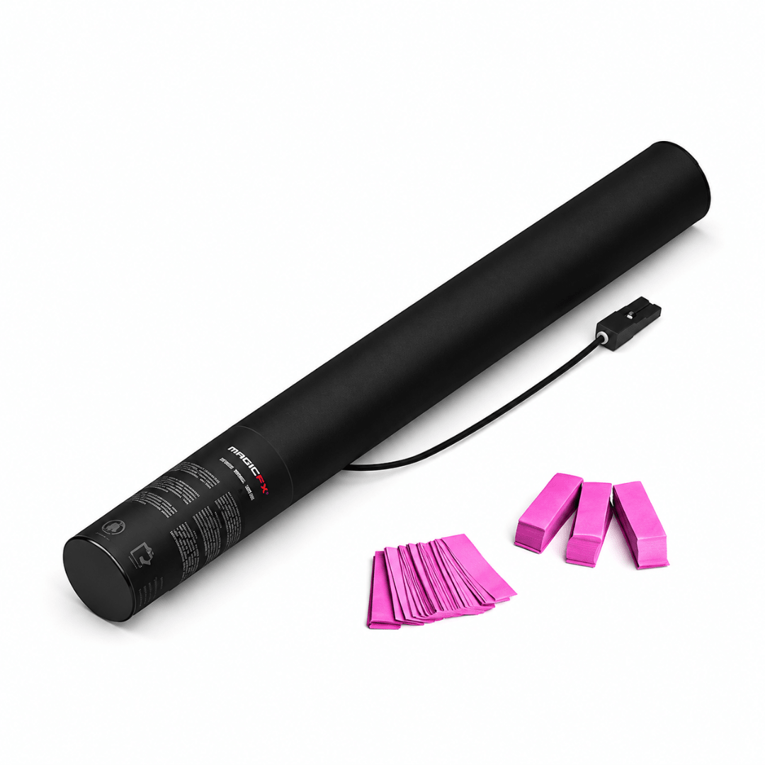 Magic FX elektrische Konfettikanone Pink - TwentyFourParty