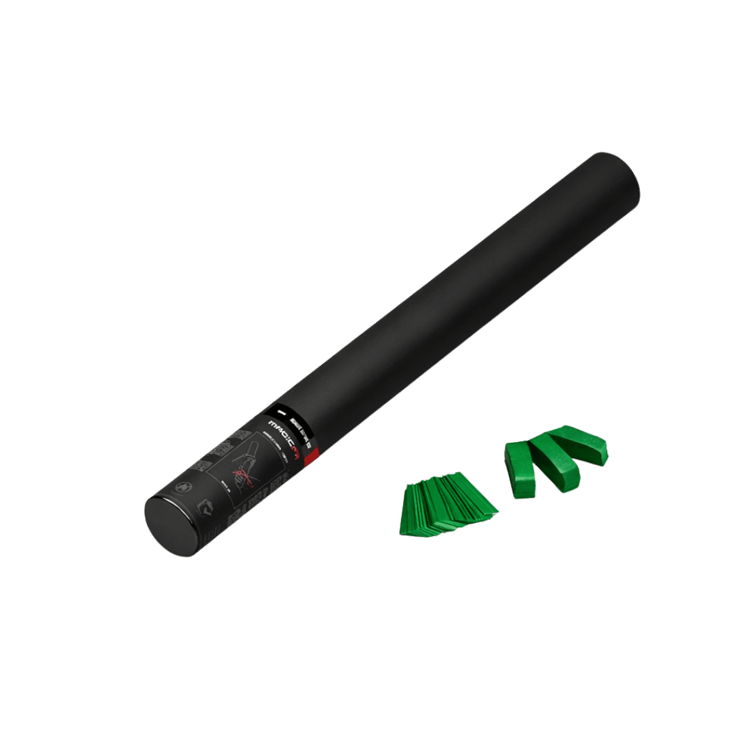 Magic FX Konfettikanone 50 cm Grün - TwentyFourParty