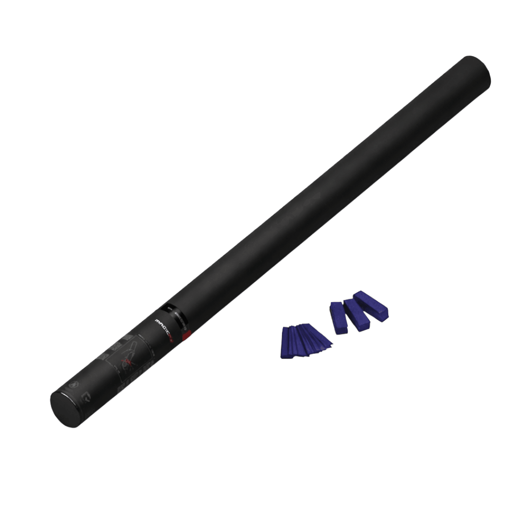 Magic FX Konfettikanone 80 cm Blau - TwentyFourParty