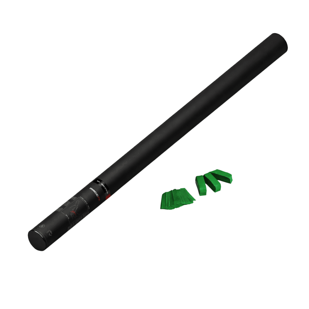 Magic FX Konfettikanone 80 cm Grün - TwentyFourParty