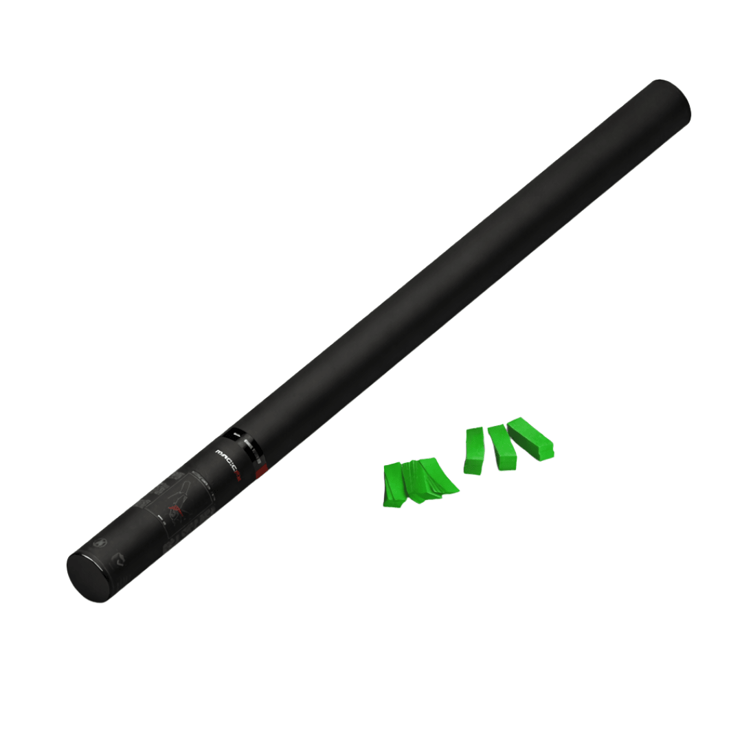 Magic FX Konfettikanone 80 cm Hellgrün - TwentyFourParty