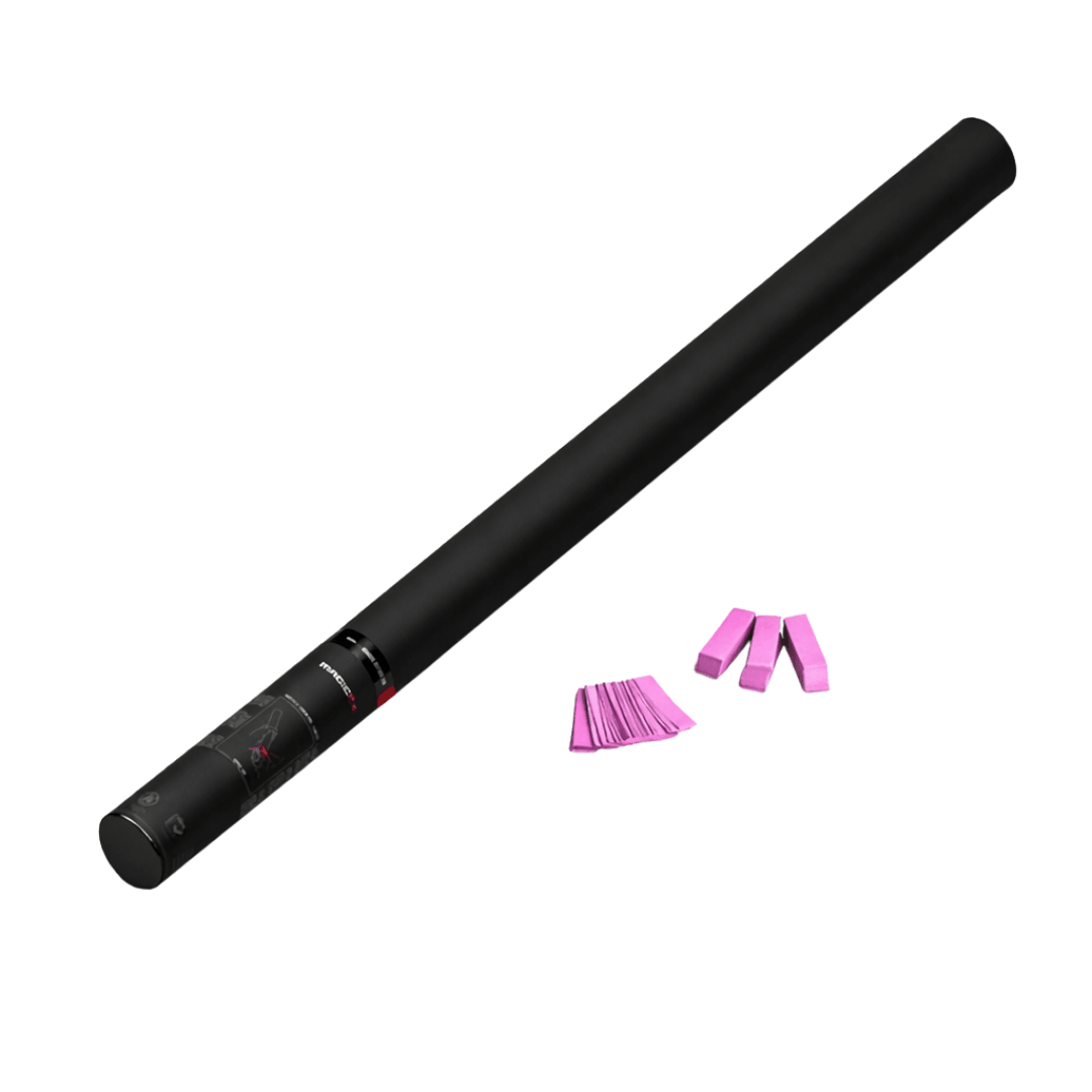 Magic FX Konfettikanone 80 cm Pink - TwentyFourParty