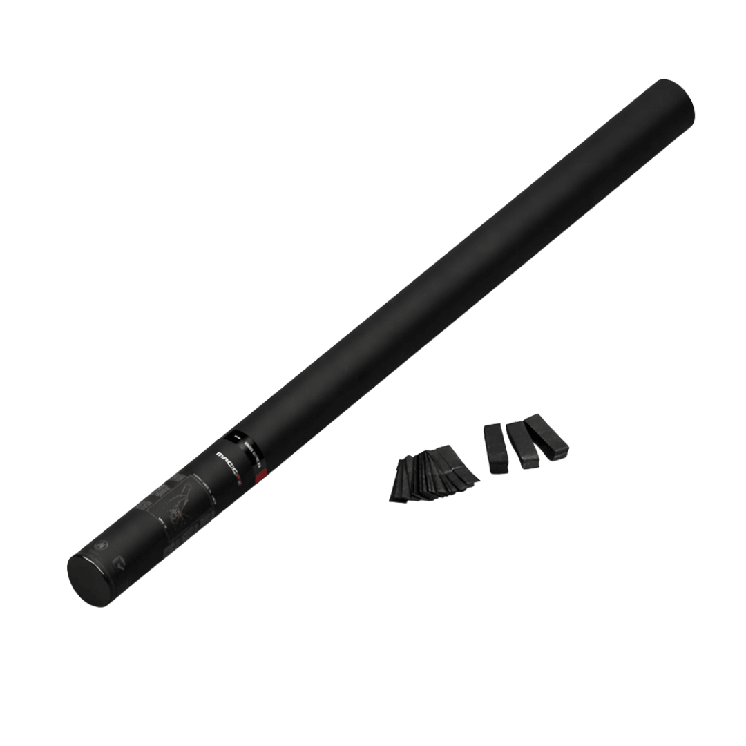 Magic FX Konfettikanone 80 cm Schwarz - TwentyFourParty