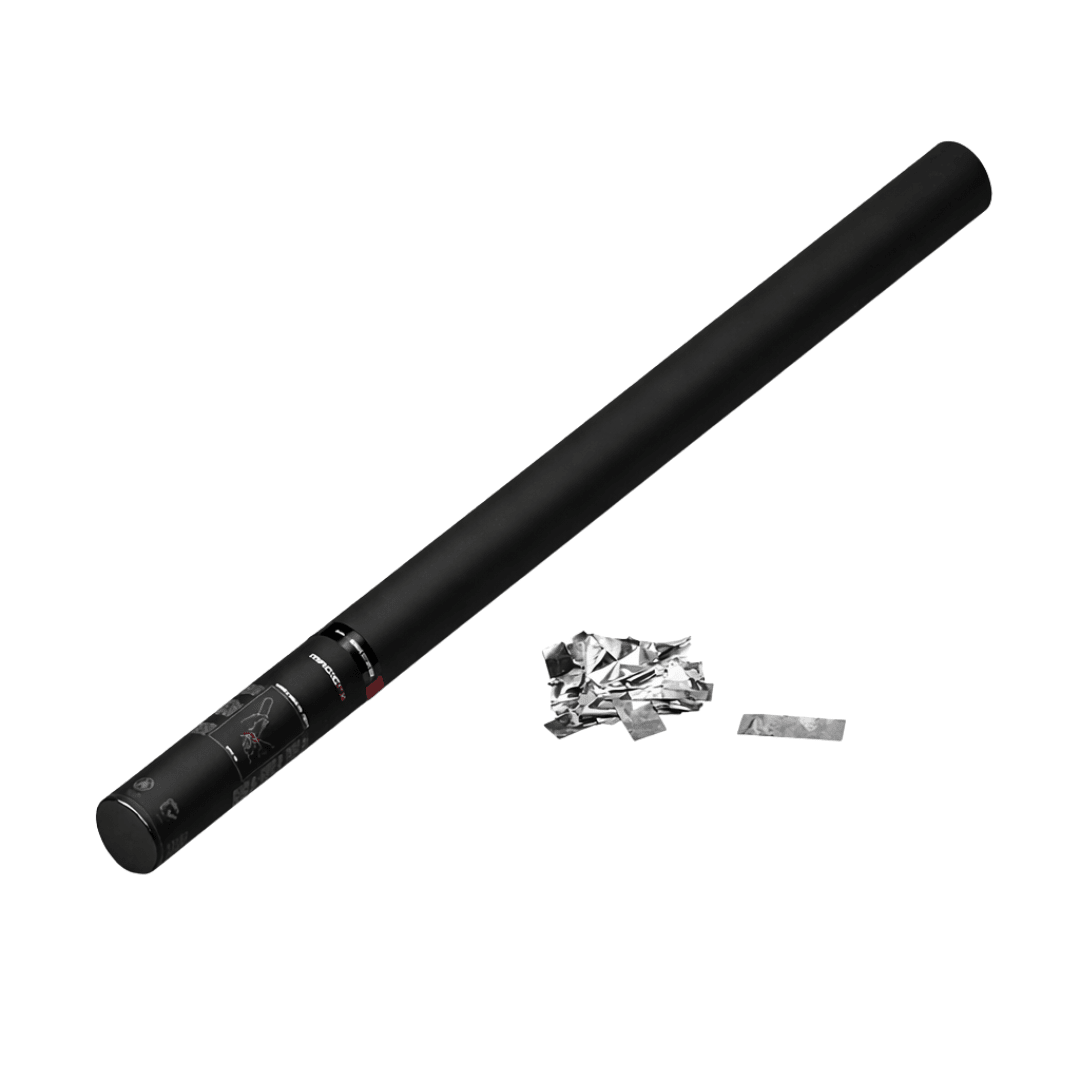 Magic FX Konfettikanone 80 cm Silber Metallic - TwentyFourParty