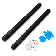 MAGIC FX Konfettikanonen Blau Weiß 2er Set - TwentyFourParty