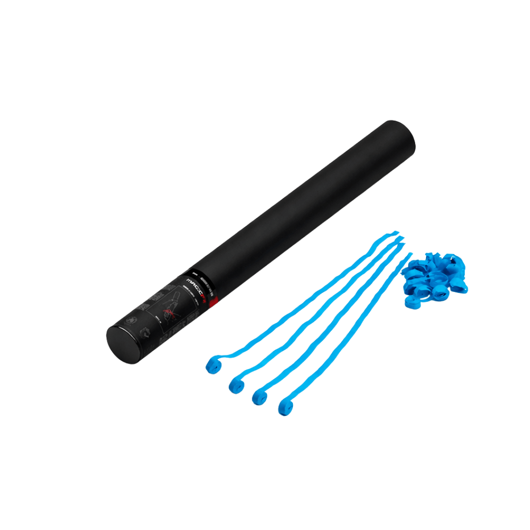 Magic FX Streamerkanone 50 cm Hellblau - TwentyFourParty