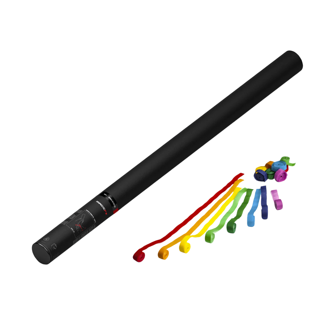 Magic FX Streamerkanone 80 cm Bunt - TwentyFourParty