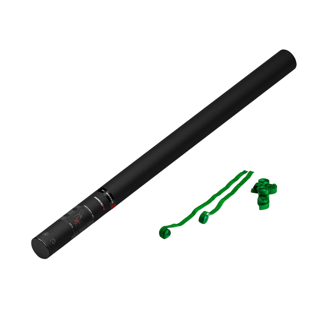 Magic FX Streamerkanone 80 cm Grün - TwentyFourParty