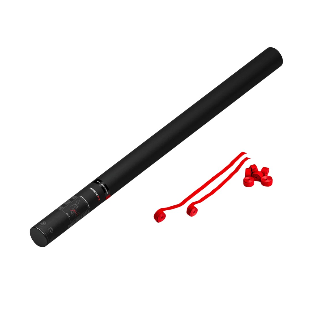 Magic FX Streamerkanone 80 cm Rot - TwentyFourParty