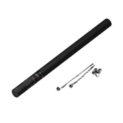 Magic FX Streamerkanone 80 cm Silber Metallic - TwentyFourParty