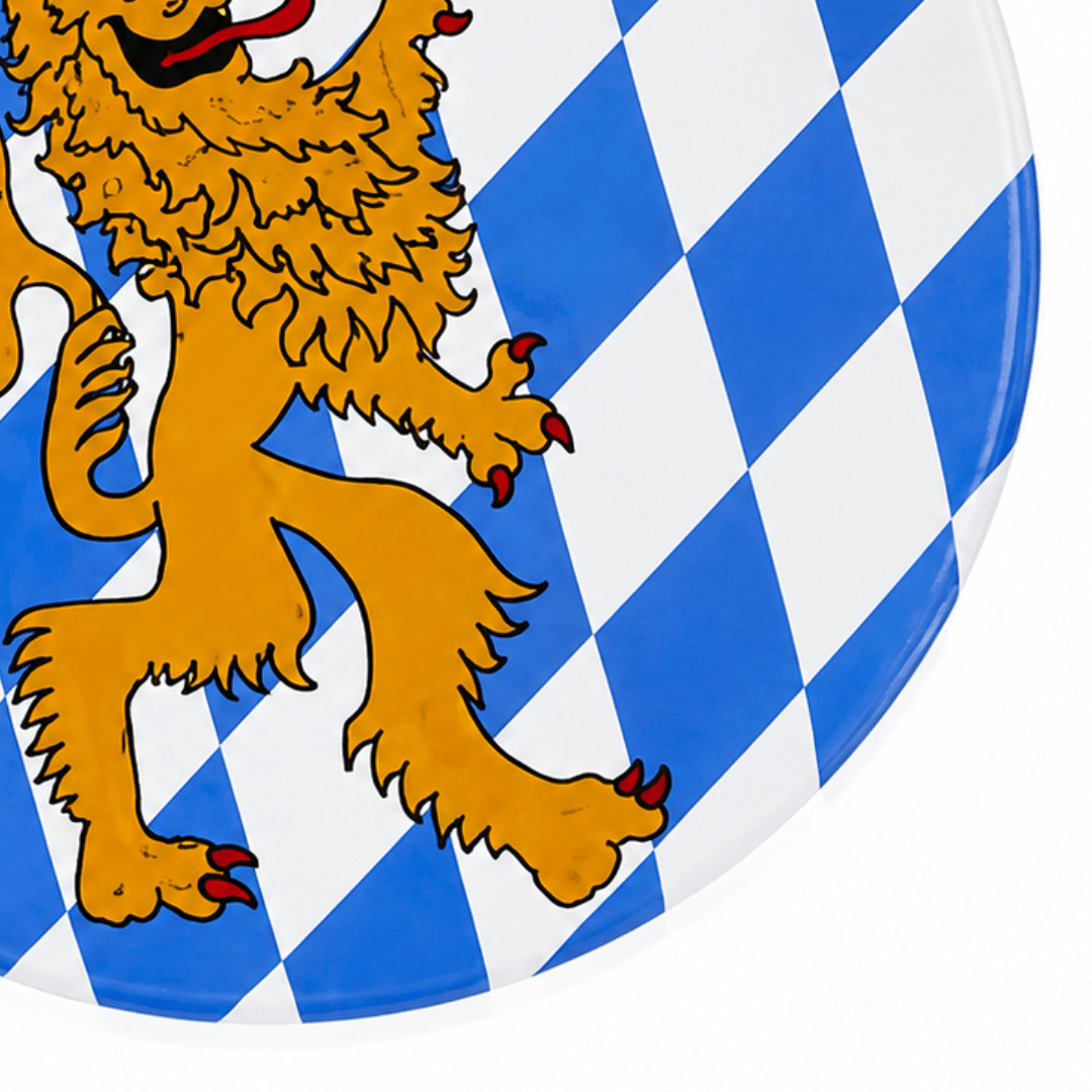 Magnetische Bierdeckel Oktoberfest 12 cm 6 Stück - TwentyFourParty