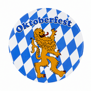 Magnetische Bierdeckel Oktoberfest 12 cm 6 Stück - TwentyFourParty