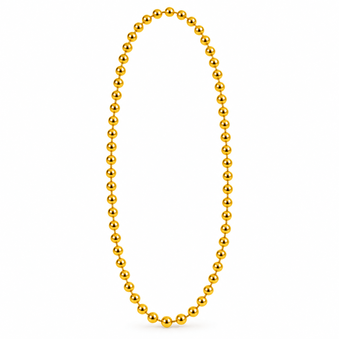 Mardi-Gras-Perlenkette Gold - TwentyFourParty