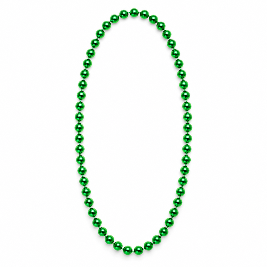 Mardi-Gras-Perlenkette Grün - TwentyFourParty