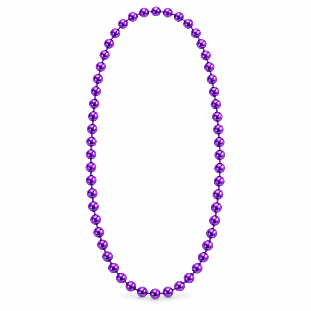 Mardi-Gras-Perlenkette Lila - TwentyFourParty