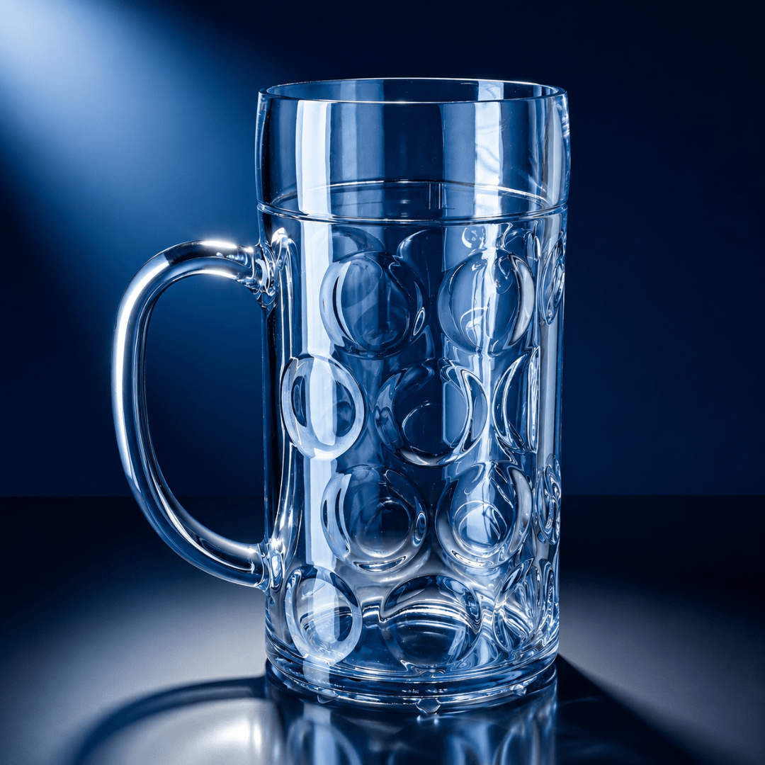 Maßkrug Kunststoff 1 Liter – Gastro Qualität Stapelbar - TwentyFourParty