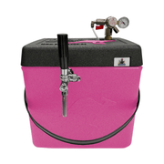 Mobile Zapfanlage 5L Partyfass Pink – für Bier, Cocktails & mehr - TwentyFourParty