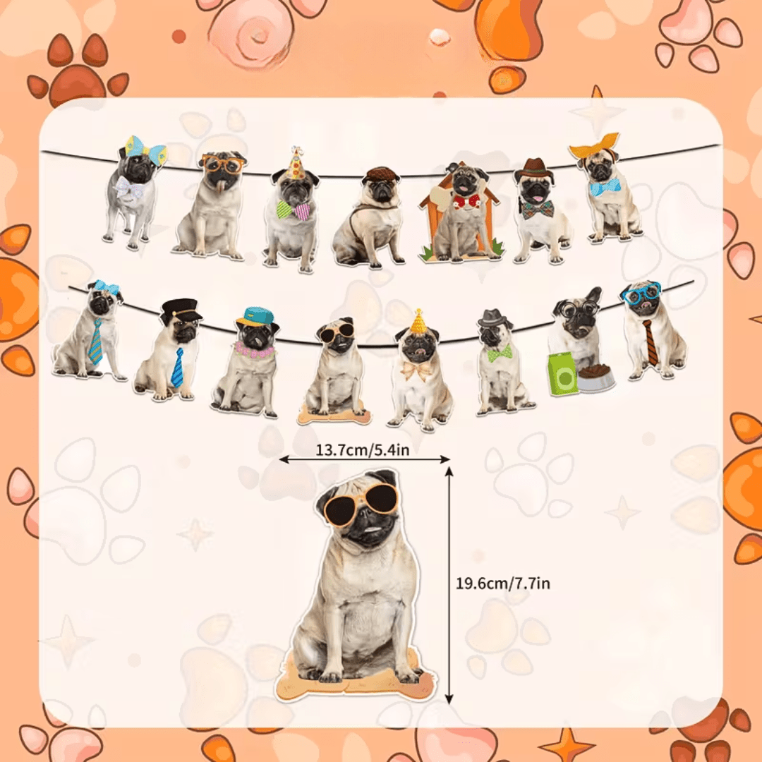 Mops Partygirlande 1 - TwentyFourParty