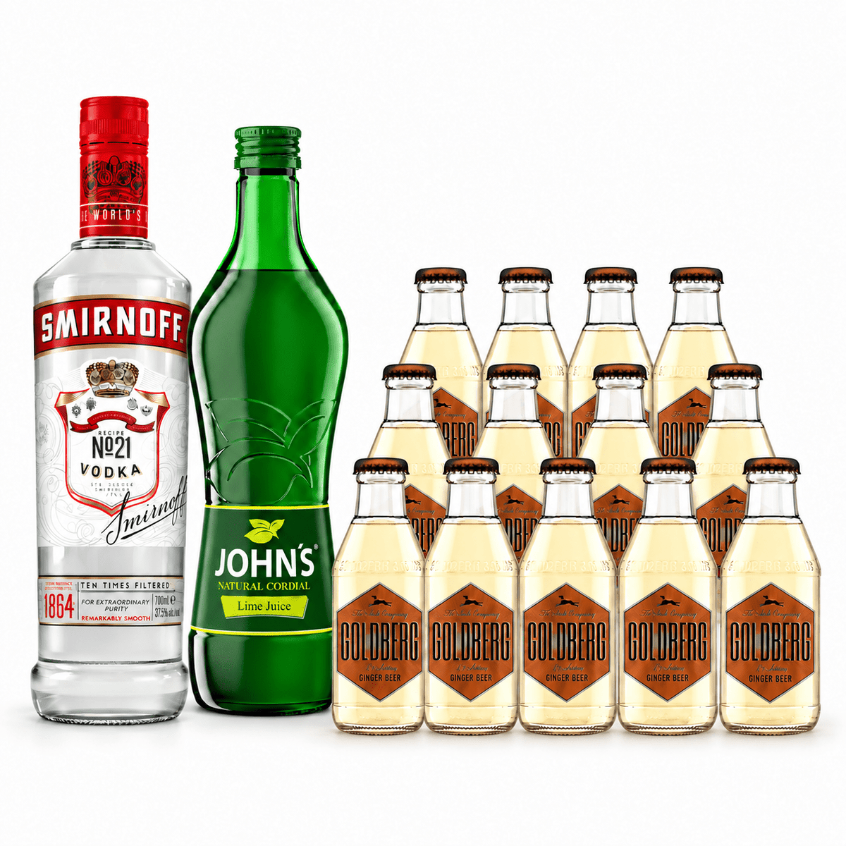 Moscow Mule Nachfüllset – Zutaten für 3,5 l im Keggo Mini Keg - TwentyFourParty