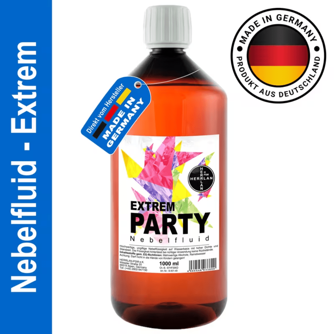 Nebelfluid 1L Hochdicht & langanhaltend, wasserbasiert - TwentyFourParty